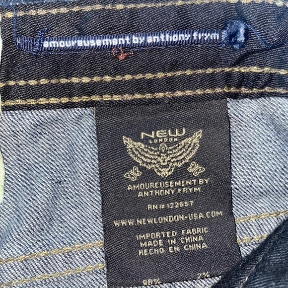 New London Amoureusement By Anthony Frym Relaxed Straight Leg Jeans - Picture 12 of 14